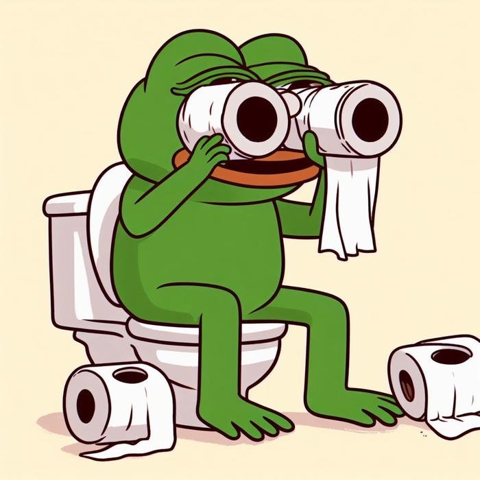 ảnh meme ếch xanh ngồi dễ thương