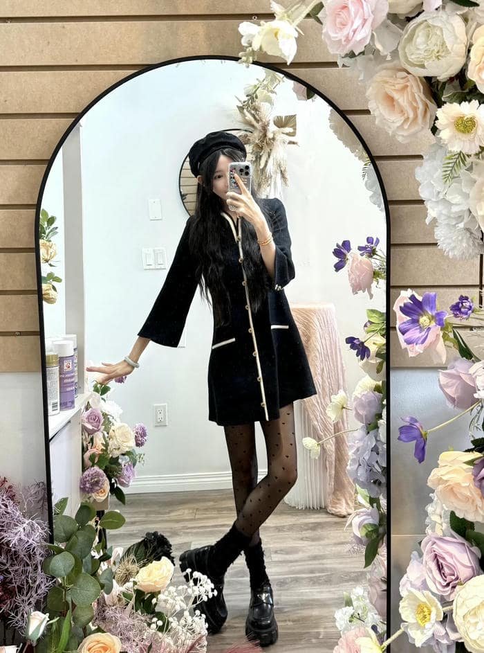 gái xinh chụp ảnh gương toàn thân