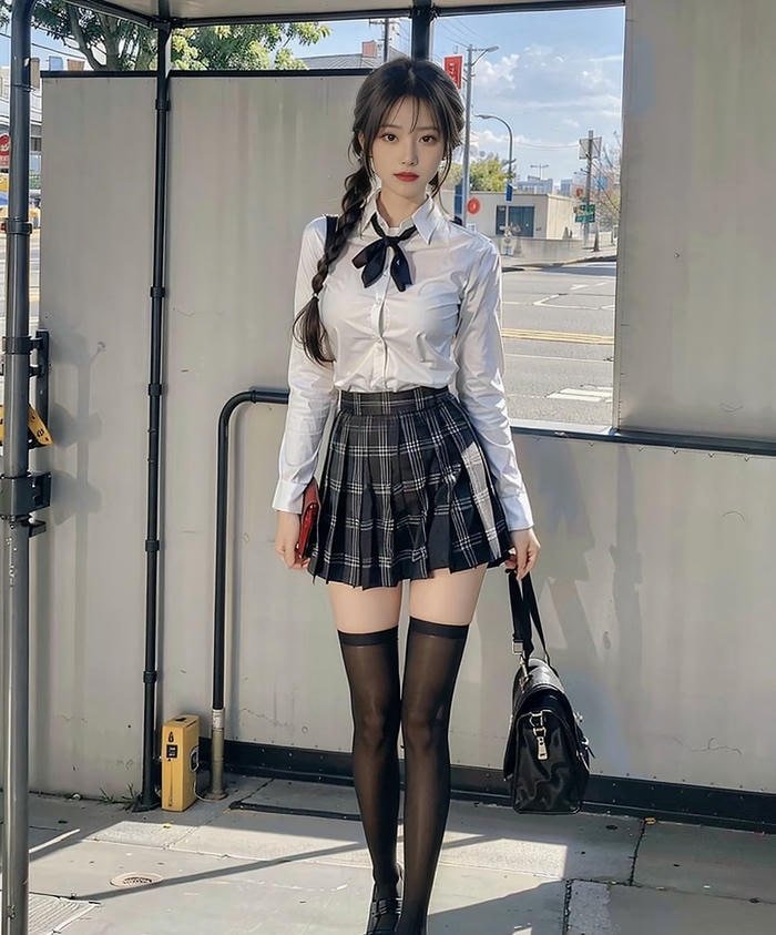 gái xinh đùi dài dáng thon