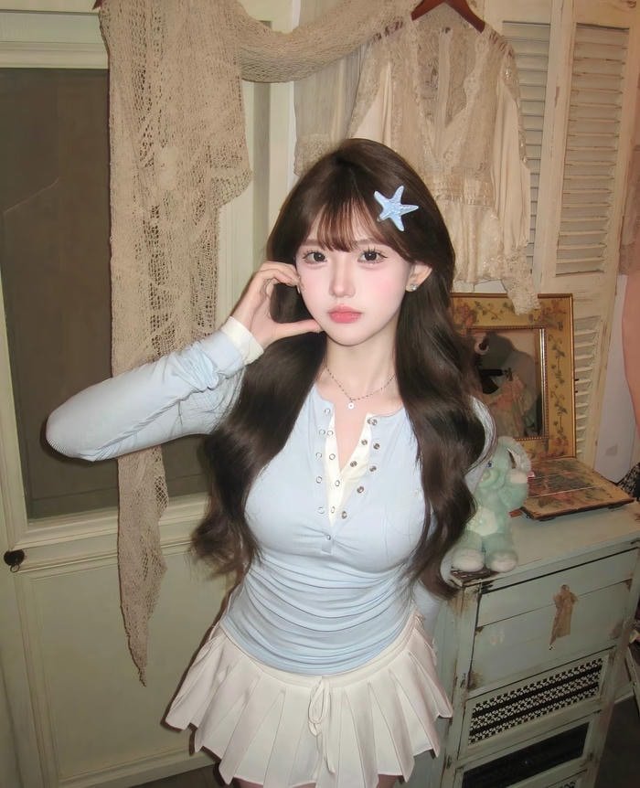 hình ảnh gái ngon phong cách đời thường