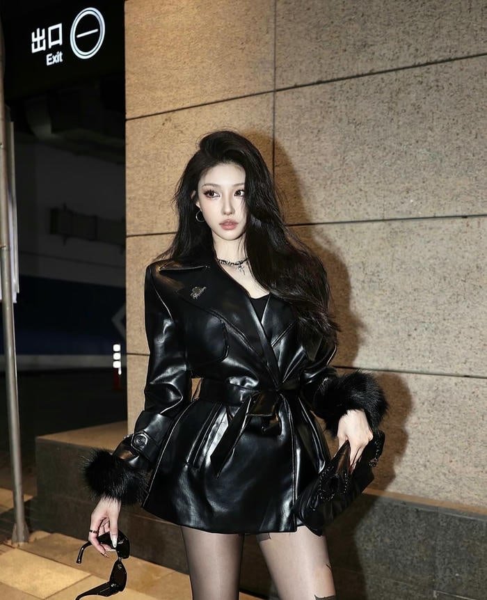 hình ảnh gái trung thời trang ngầu