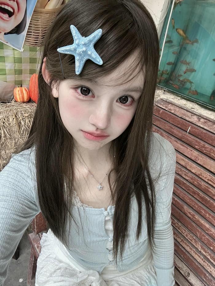 hình ảnh gái xinh cute mắt to