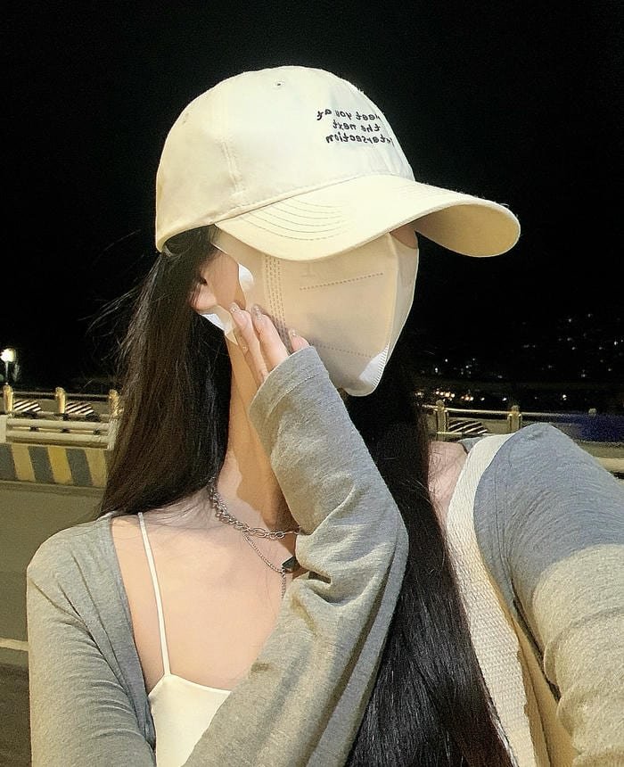 hình gái Trung Quốc che mặt tóc dài