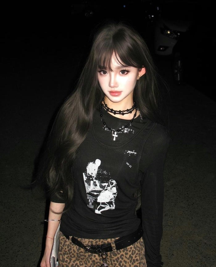 hình gái trung vẻ đẹp ngầu