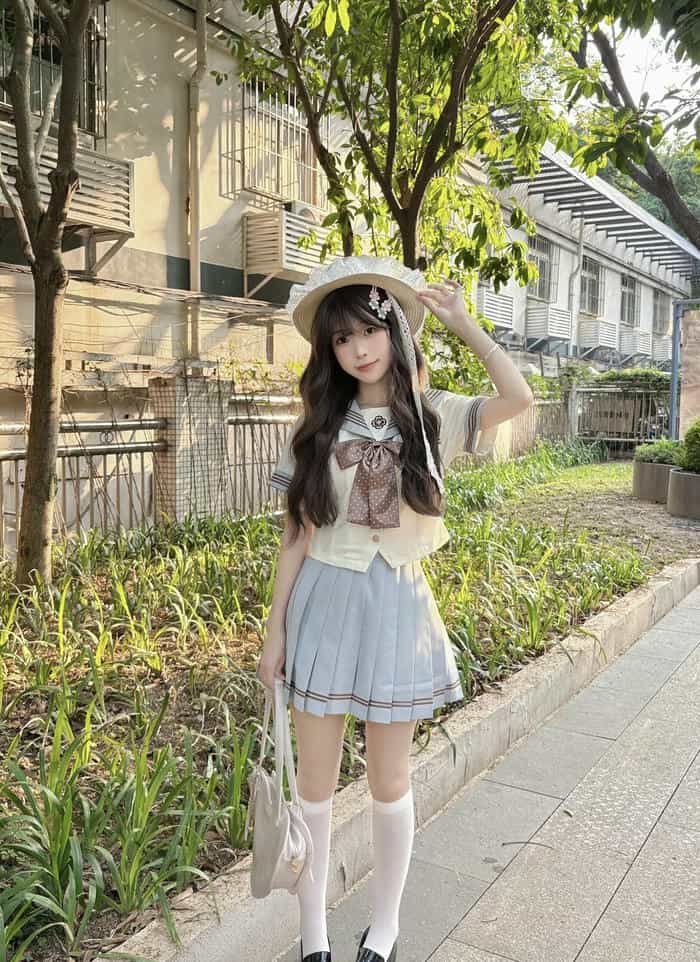hình gái xinh cute ngoài trời