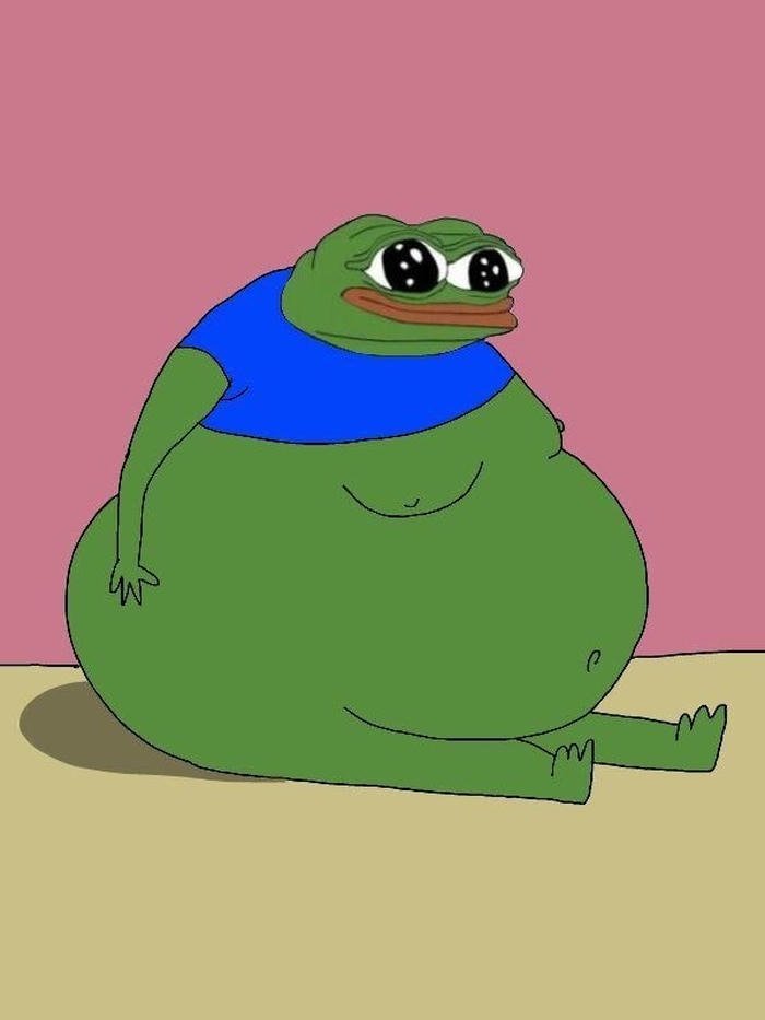 tấm ảnh meme ếch xanh tạo hình sinh động