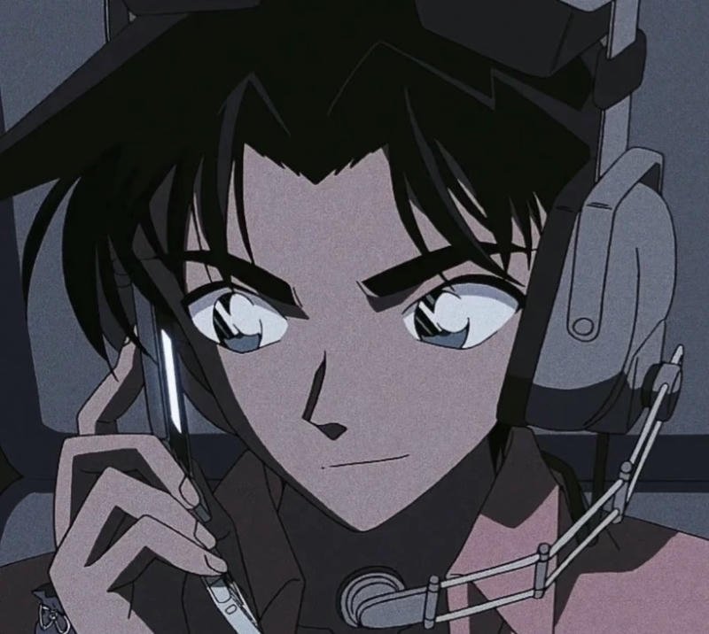 Ảnh Hattori Heiji trầm lắng với thần thái đầy cảm xúc