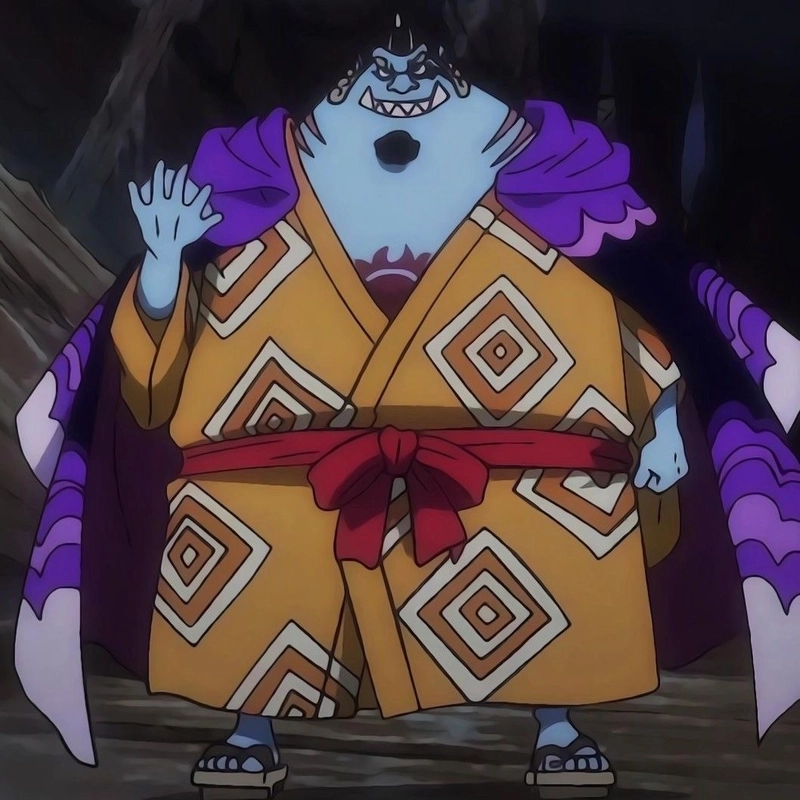 Ảnh Jinbe anime với thần thái mạnh mẽ rõ ràng