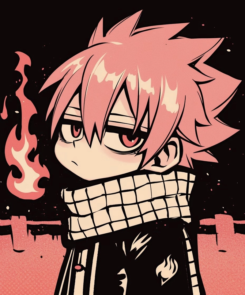 Ảnh Natsu Dragneel ngầu chất chủ đề hành động
