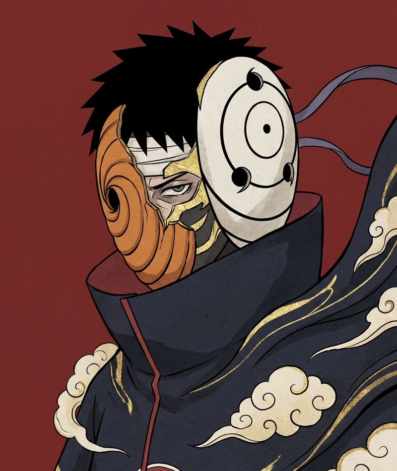 Ảnh Obito mang khí chất phản diện cuốn hút