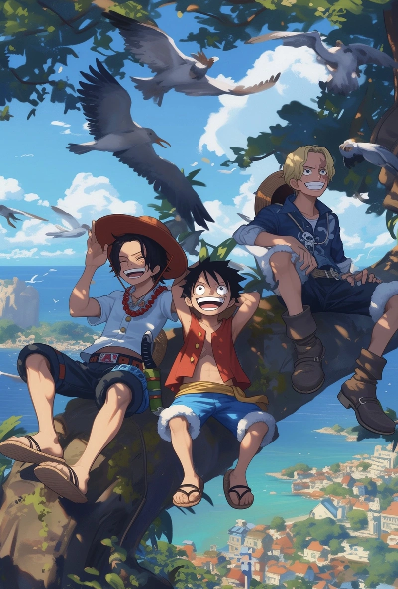 Ảnh One Piece khoảnh khắc vui nhộn hấp dẫn
