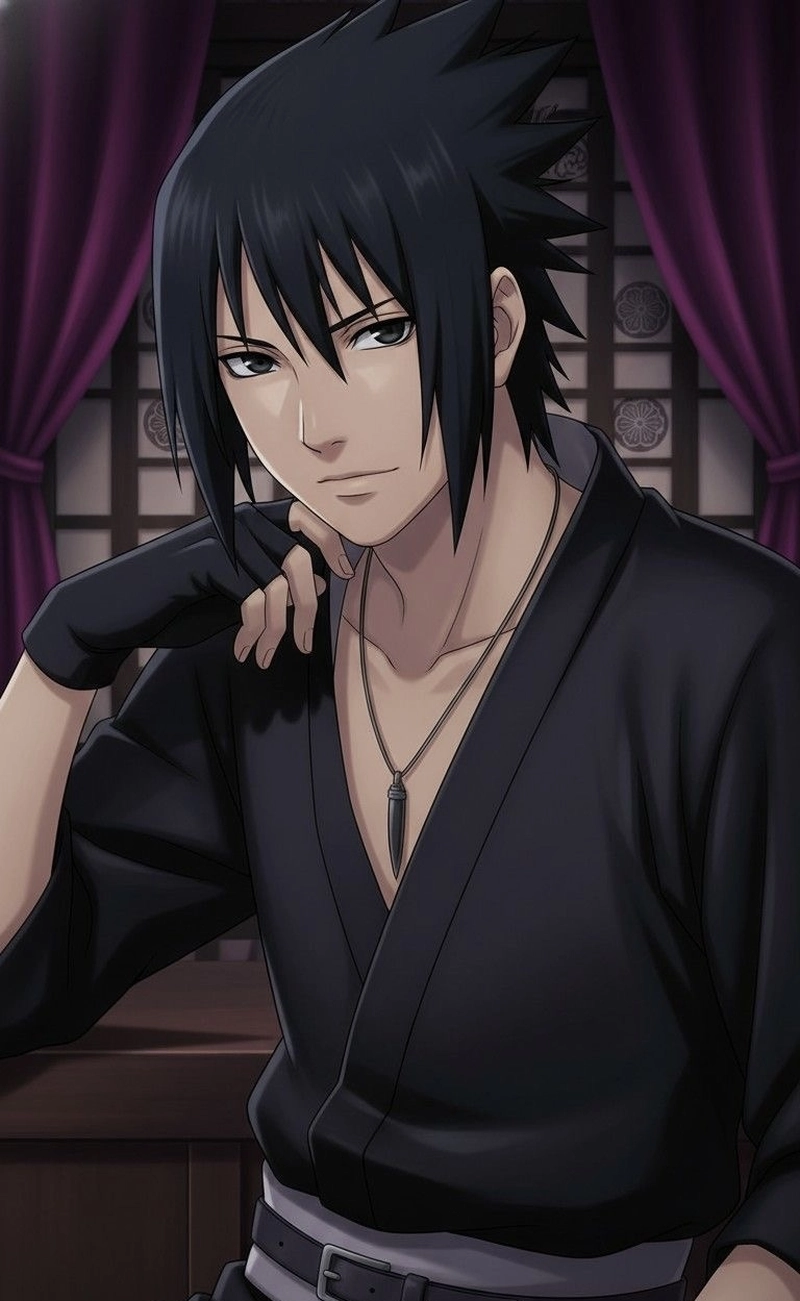 Ảnh Sasuke ngầu mang phong cách mạnh mẽ nam tính