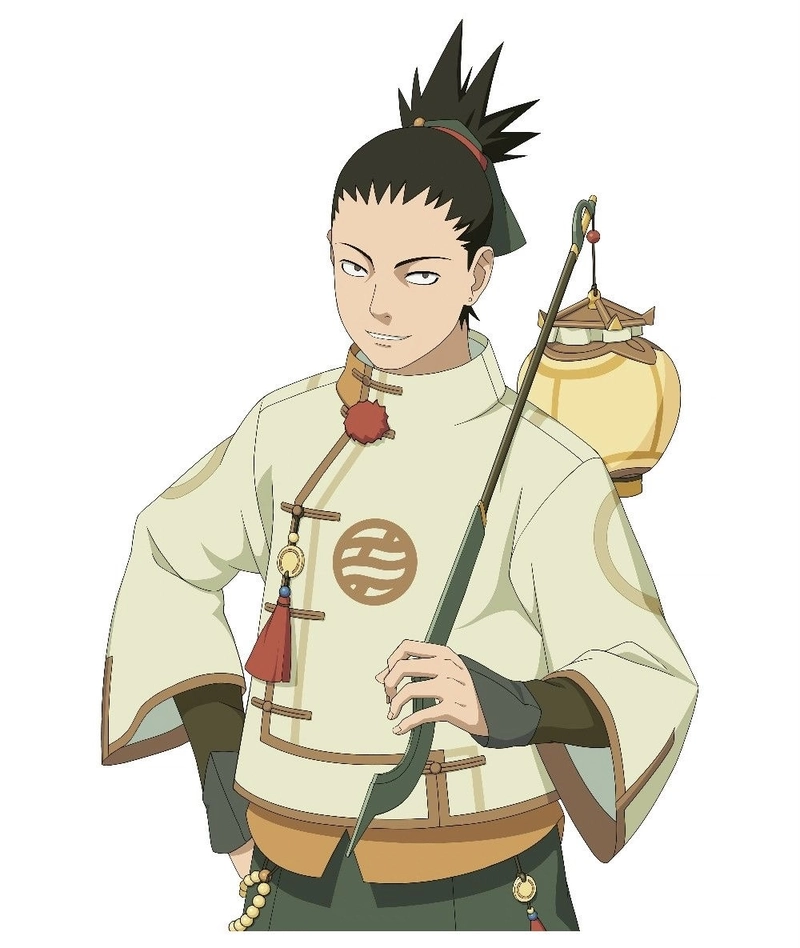 Ảnh Shikamaru đứng yên với phong thái điềm tĩnh