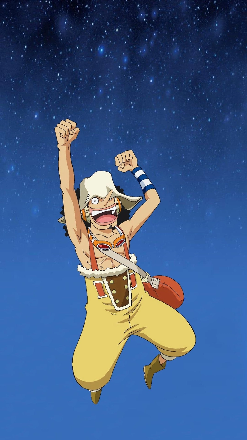 Ảnh Usopp đứng thẳng với ánh nhìn tự tin