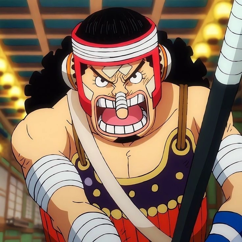 Ảnh Usopp với dáng đứng đặc trưng tự nhiên