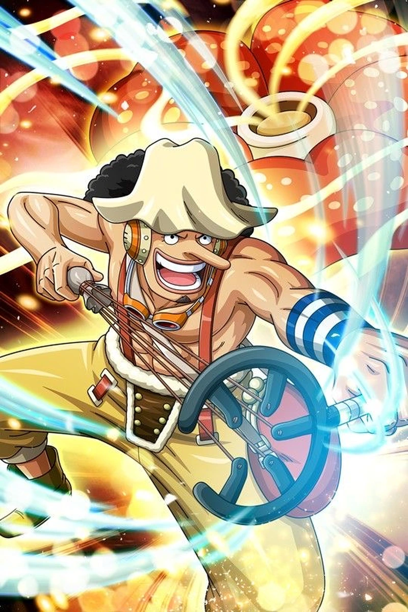 Ảnh Usopp với dáng đứng tự tin và ánh nhìn lanh lợi