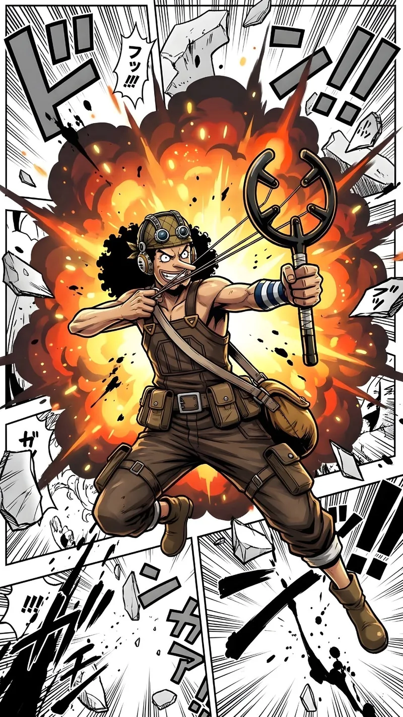 Ảnh Usopp với thần thái hài hước và cuốn hút