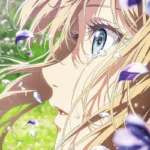 Ảnh Violet Evergarden với ánh mắt sâu lắng đầy suy nghĩ