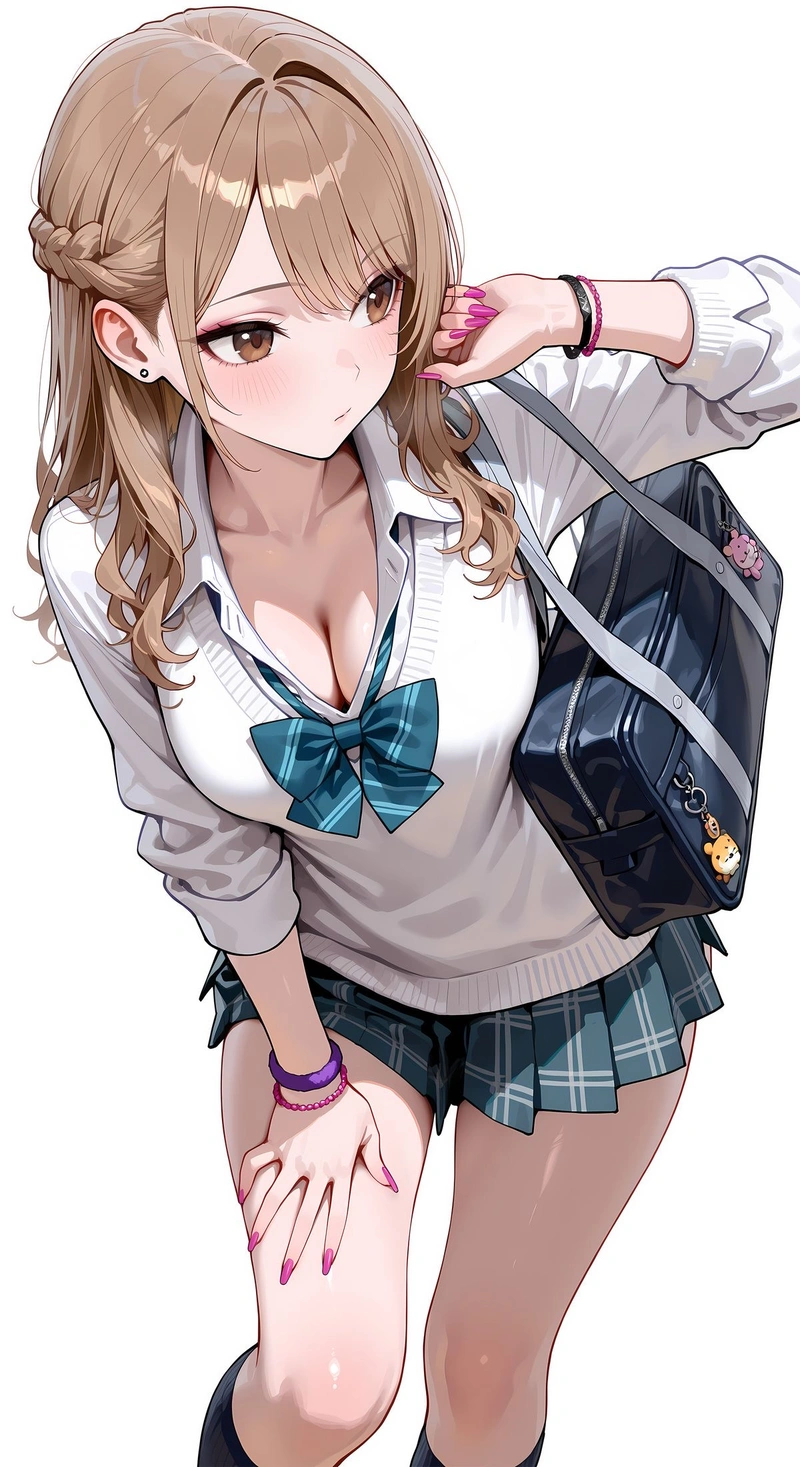 Ảnh anime nữ học sinh quyến rũ bí ẩn