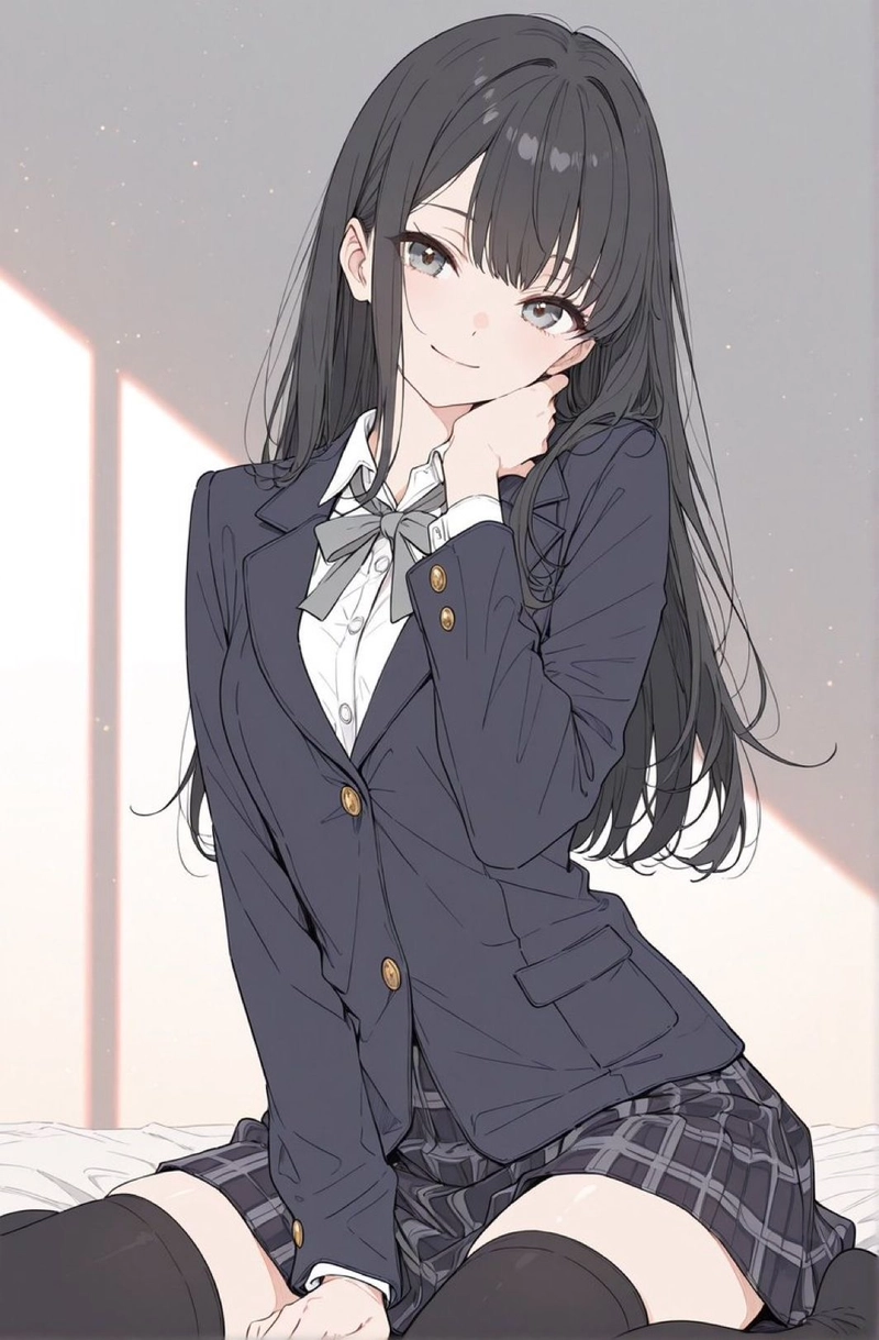 Ảnh anime nữ học sinh quyến rũ gợi cảm
