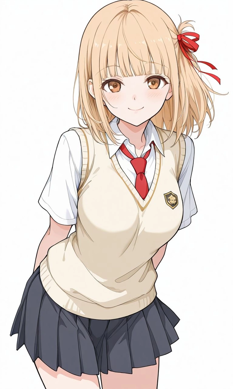 Ảnh anime nữ sinh ngọt ngào trong veo