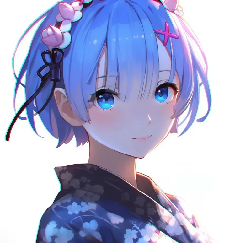Ảnh anime rem cute phù hợp làm hình nền điện thoại