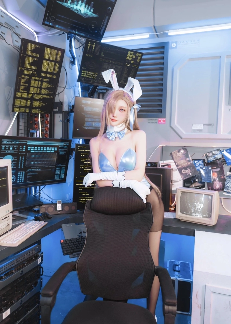 Ảnh cosplay vú bự với phong cách anime quyến rũ