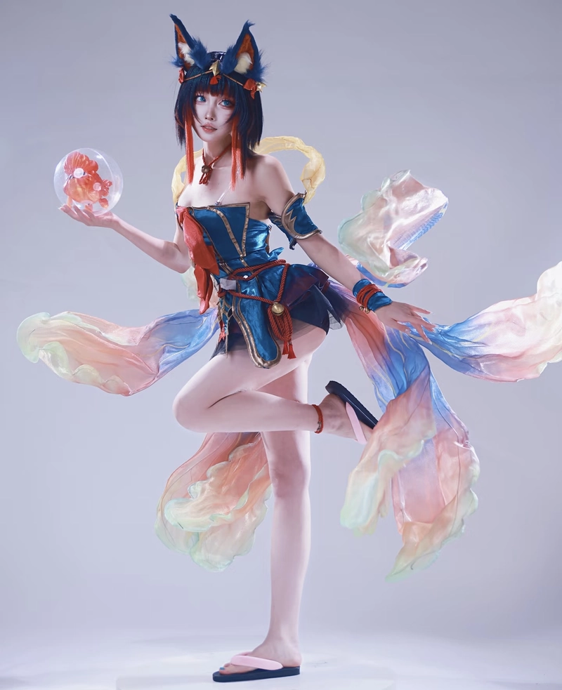 Ảnh gái xinh cosplay hồ ly với phong cách nhẹ nhàng