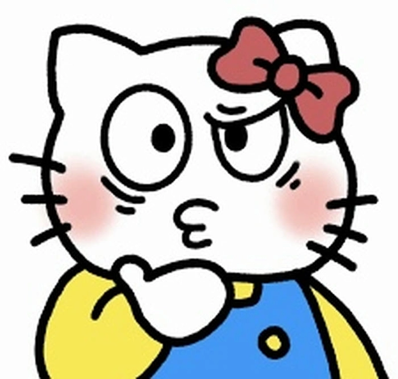 Ảnh hello kitty chu mỏ bựa hài meme