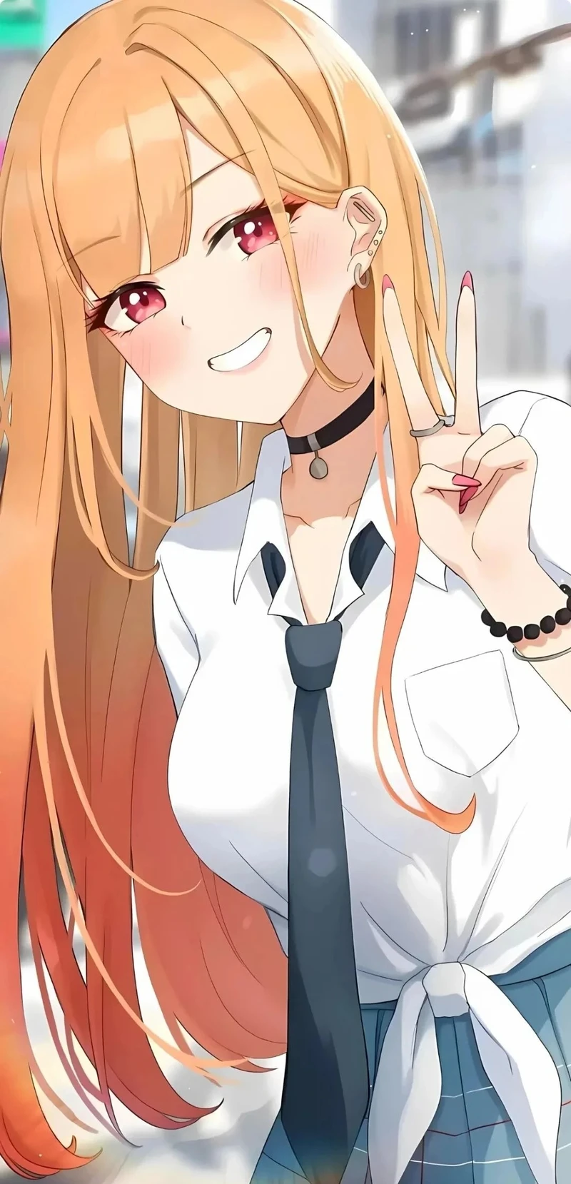 Ảnh marin dễ thương phong cách anime hiện đại trẻ trung