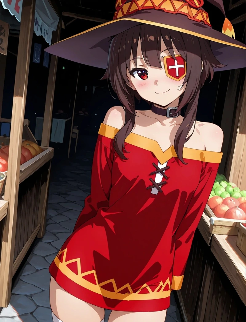 Ảnh megumin anime với phong cách dễ thương độc đáo
