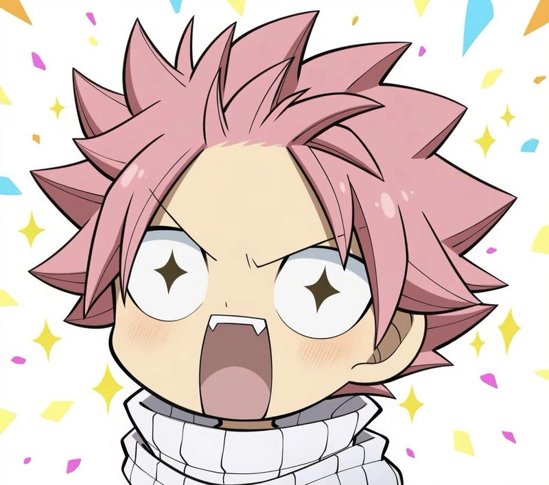 Ảnh nam dũng cảm ảnh Natsu Dragneel anime