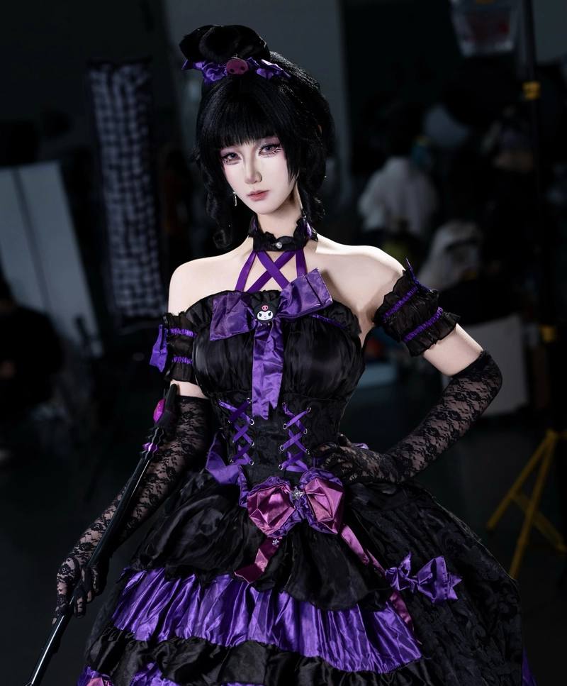 Ảnh nhân vật bí ẩn cosplay Kurumi cuốn hút