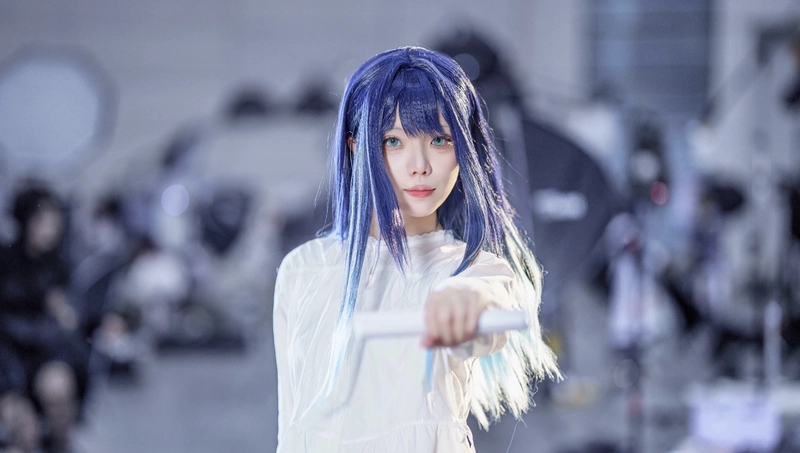 Ảnh tạo dáng ngoài trời chủ đề cosplay Kurokawa
