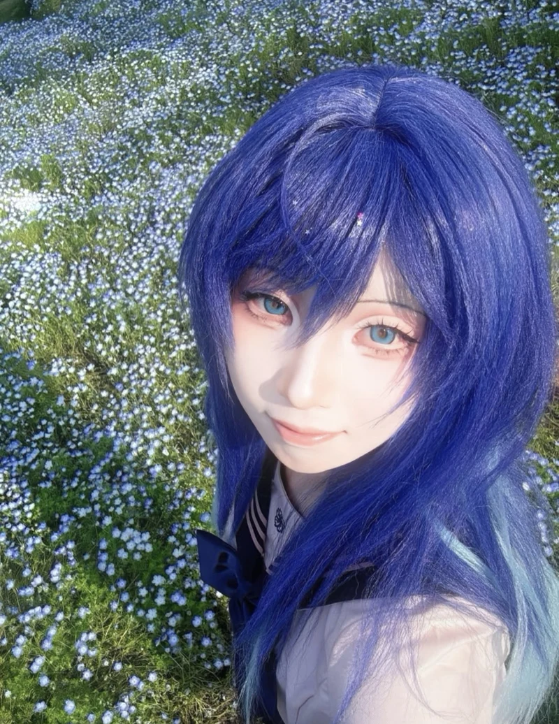 Ảnh thần thái lạnh lùng cosplay Kurokawa
