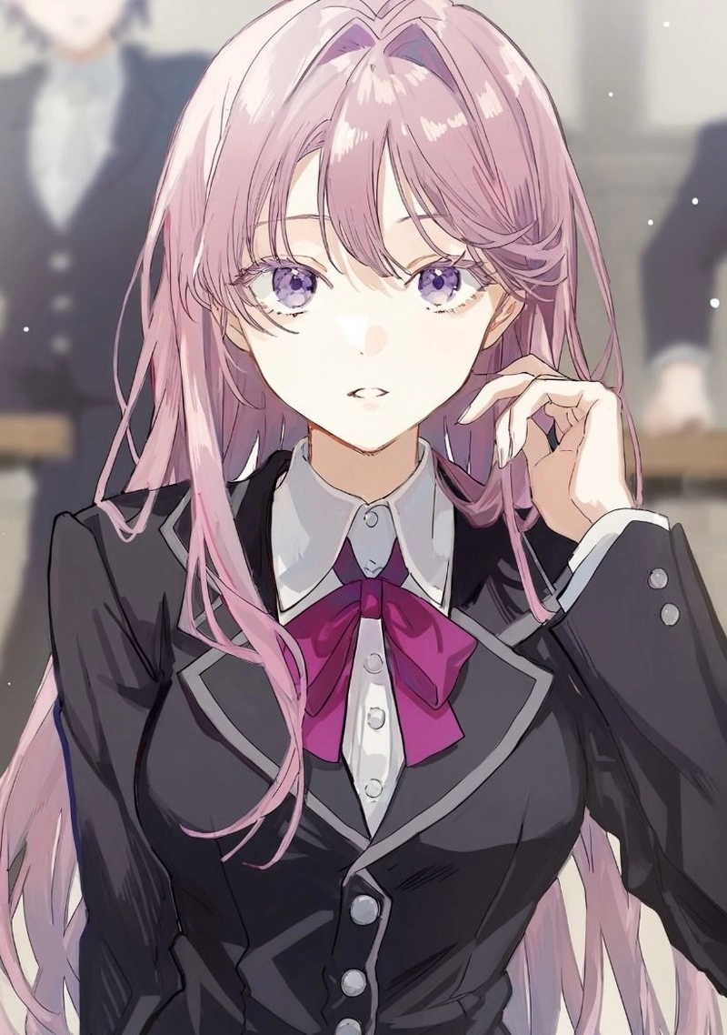 Anime nữ sinh xinh xắn rạng ngời