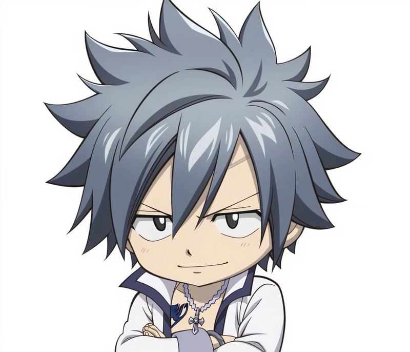 Biểu cảm ma thuật đóng băng của Gray Fullbuster