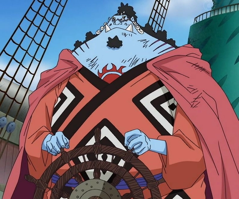Bức ảnh Jinbe anime với biểu cảm tự tin rõ nét