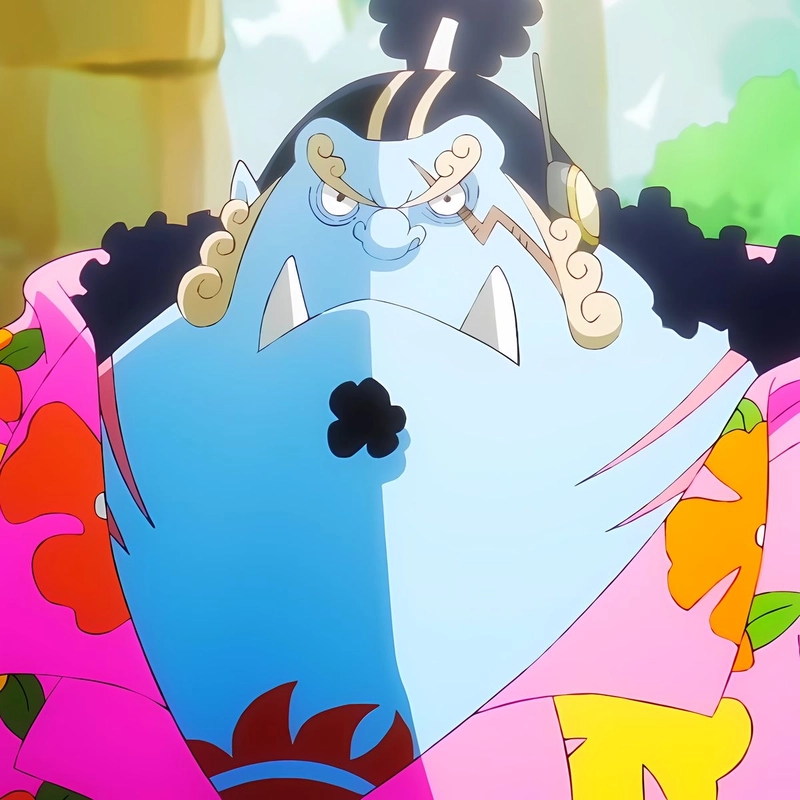 Bức ảnh Jinbe anime với trang phục truyền thống nổi bật