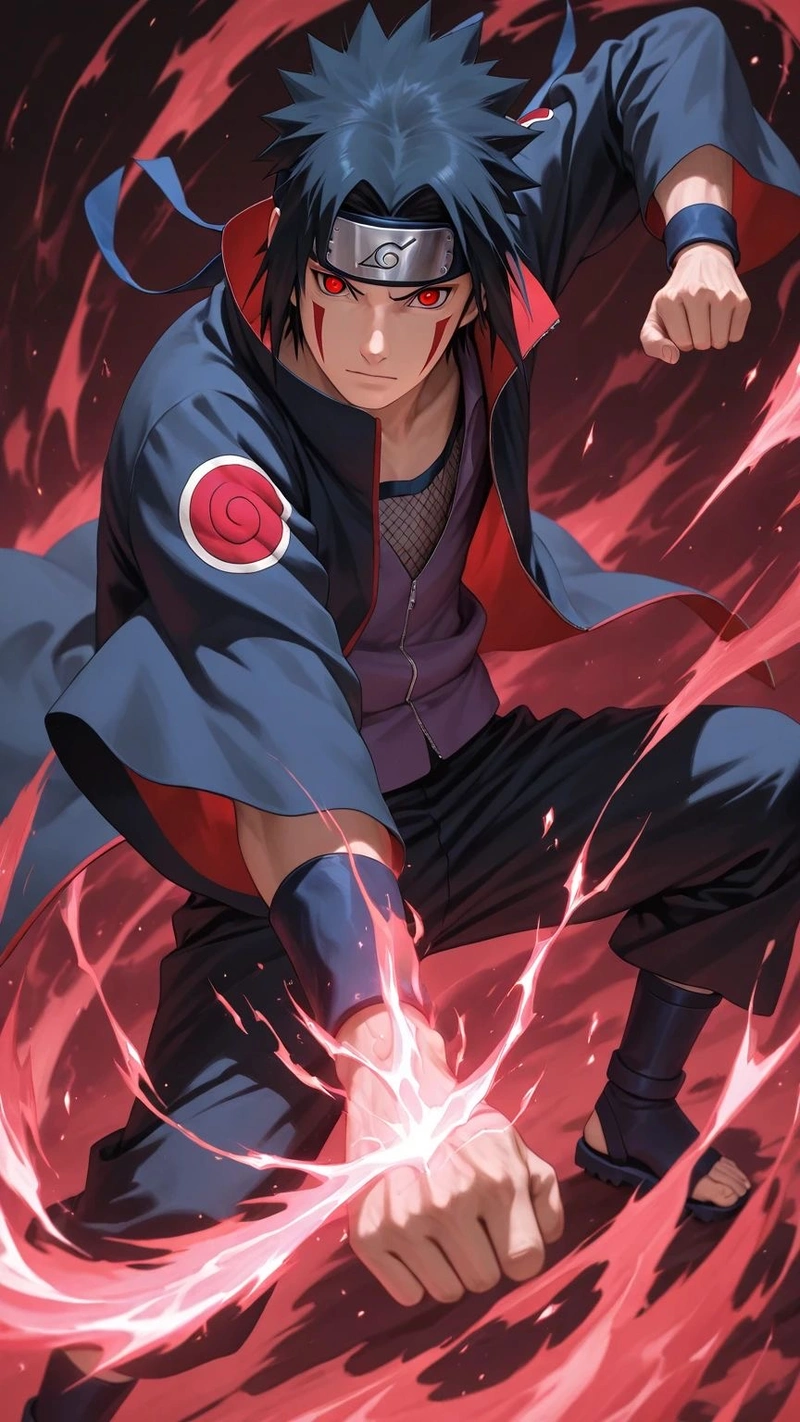 Bức ảnh Sasuke ngầu cùng thần thái cuốn hút nổi bật
