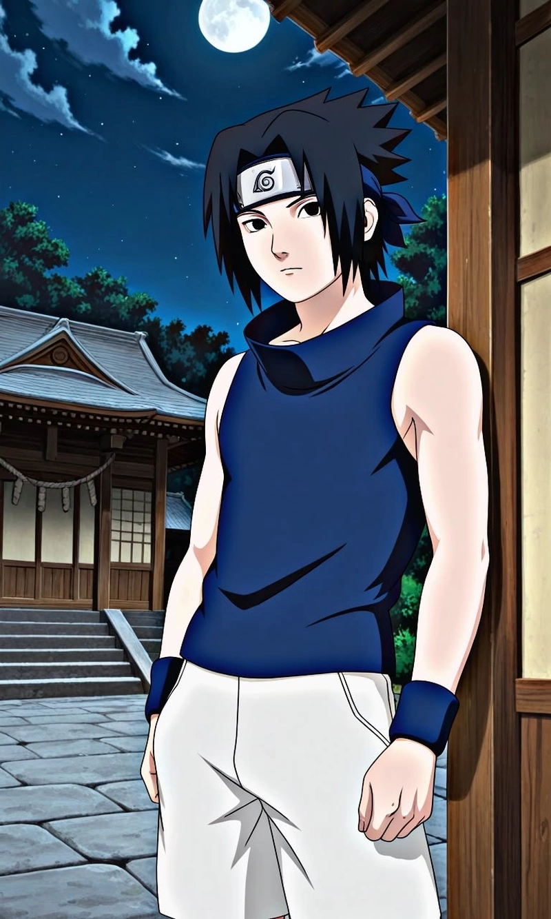Bức ảnh Sasuke ngầu với khí chất chiến binh nổi bật