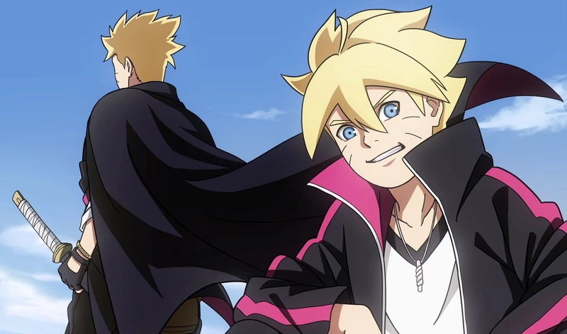 Cảnh hành động gay cấn trong ảnh anime boruto sống động