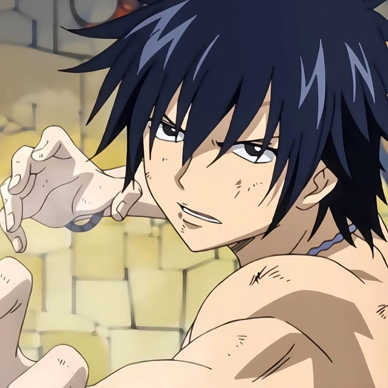 Chân dung góc nghiêng đẹp của Gray Fullbuster