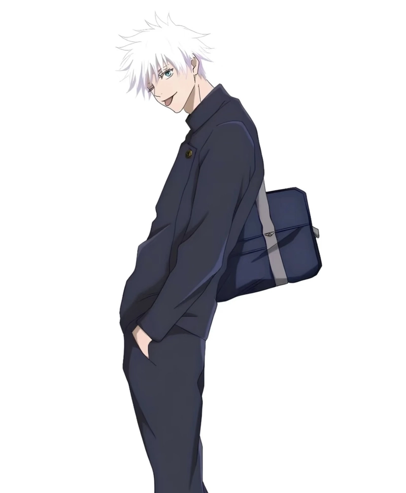 Chân dung nhân vật mạnh mẽ ảnh anime Gojo