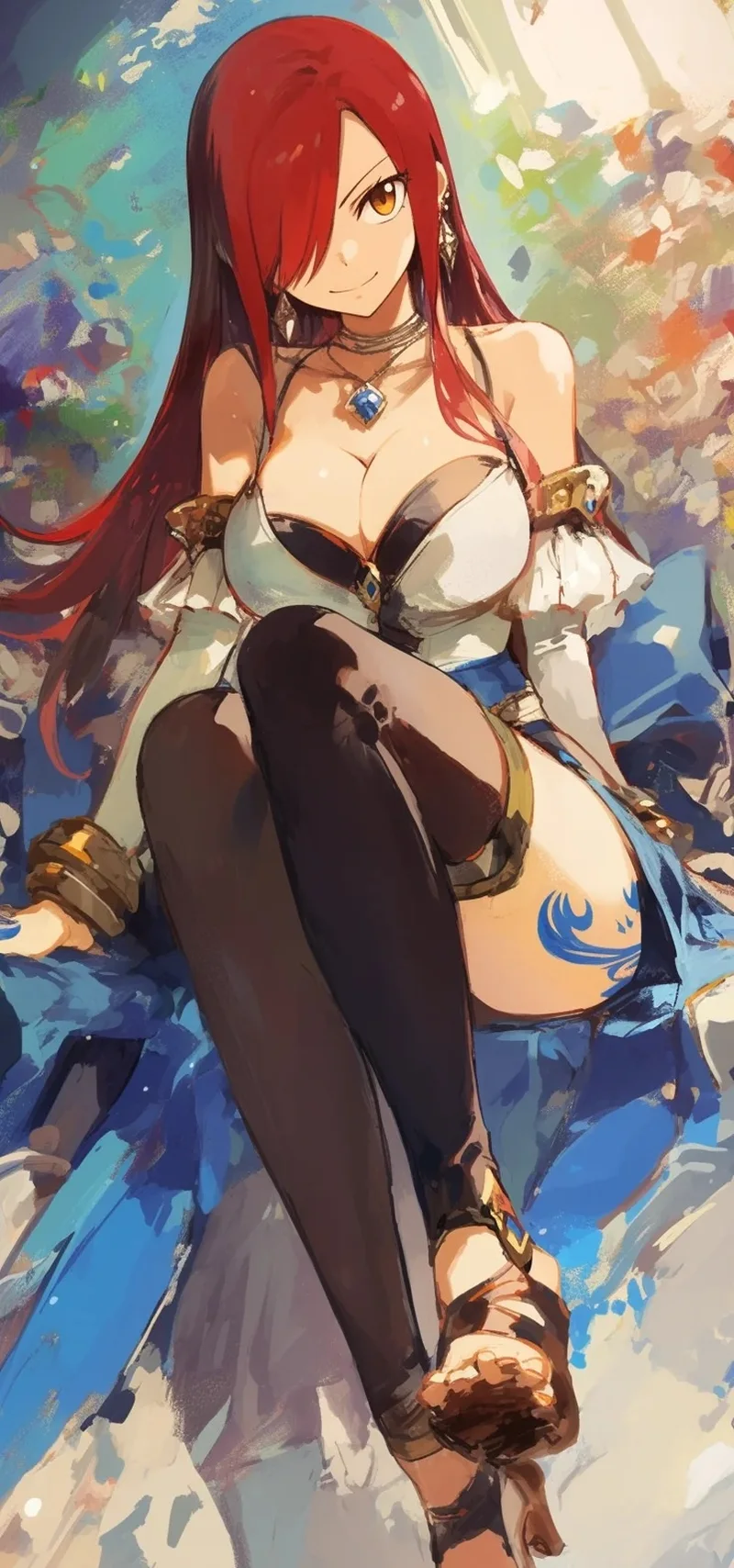 Chọn hình erza làm avatar anime cực kỳ nổi bật