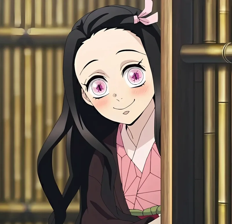 Chọn hình nezuko làm avatar anime cực đáng yêu