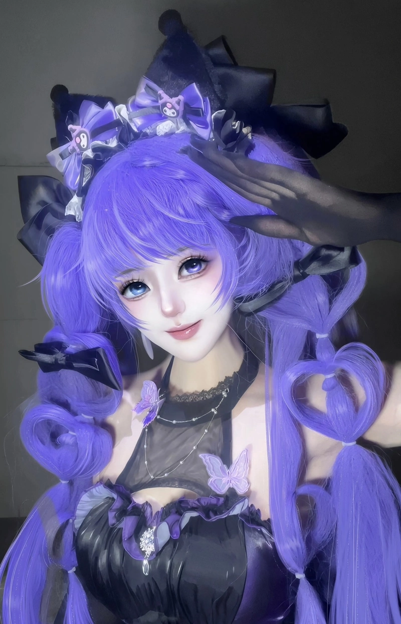 Cosplay Kurumi chụp chân dung mềm mại đẹp