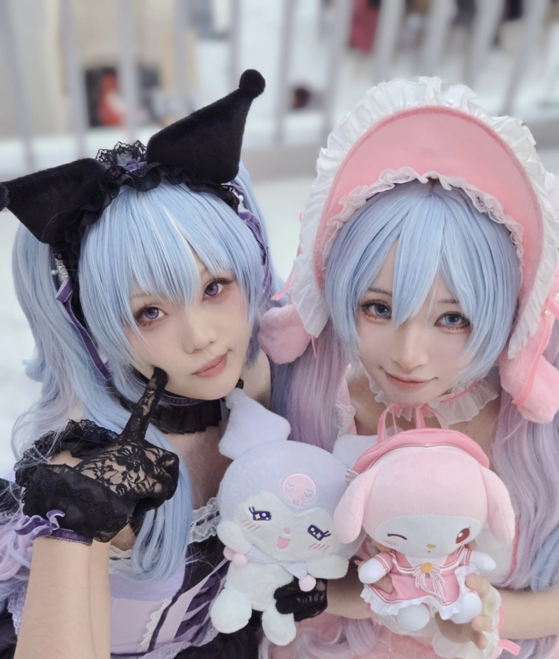 Cosplay Kurumi góc chụp nghệ thuật ấn tượng