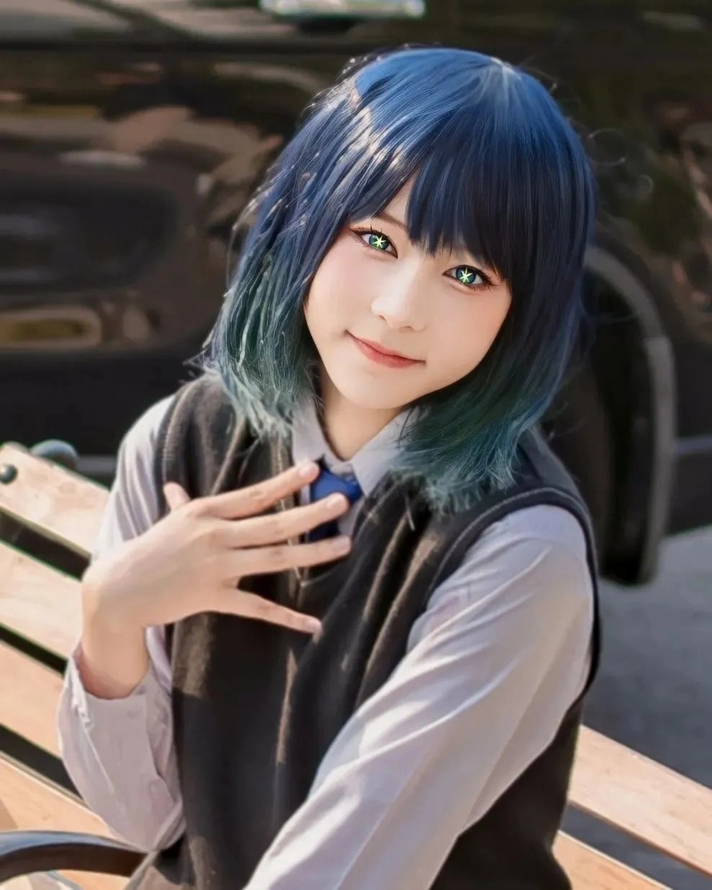 Gái xinh nhẹ nhàng phong cách cosplay Kurokawa