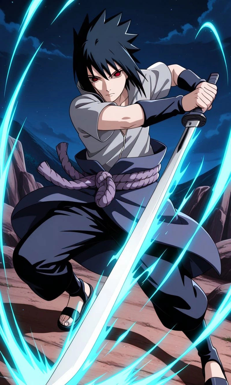 Góc nhìn Sasuke ngầu với vẻ ngoài đầy bản lĩnh